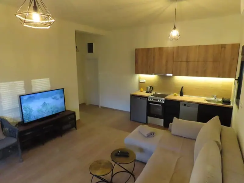 Dnevna soba i kuhinja – Holiday home Lavande